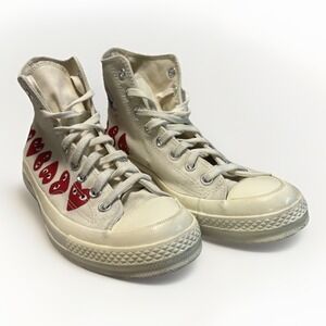 Converse Chuck Taylor All Star Comme des Garcons Play Edition Size 8 RARE!!!